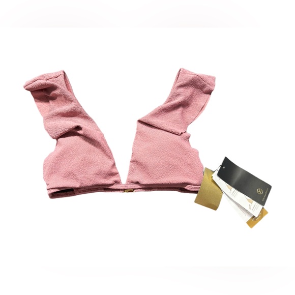 VIX PAULA HERMANNY Liz top D cup pink bikini swim top NWT - Picture 13 of 15